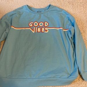 Blue sweatshirt